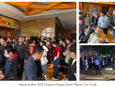 2025 Chinese Dragon Silver Coin Macau City Card Launch Sparks Enthusiasm